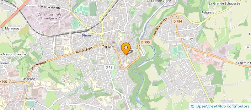 localisation de l'entreprise L'UNIVERS à DINAN