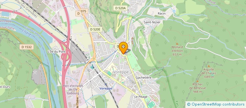 localisation de l'entreprise L'UNIVERS à VOREPPE