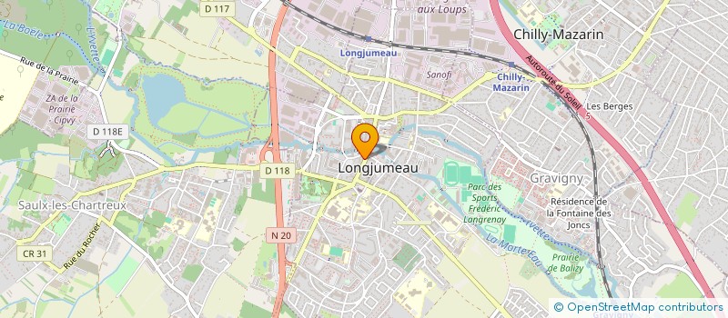 localisation de l'entreprise L'UNIVERS à LONGJUMEAU