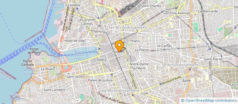 localisation de l'entreprise L UNIVERS ALIMENTAIRE SARL à MARSEILLE