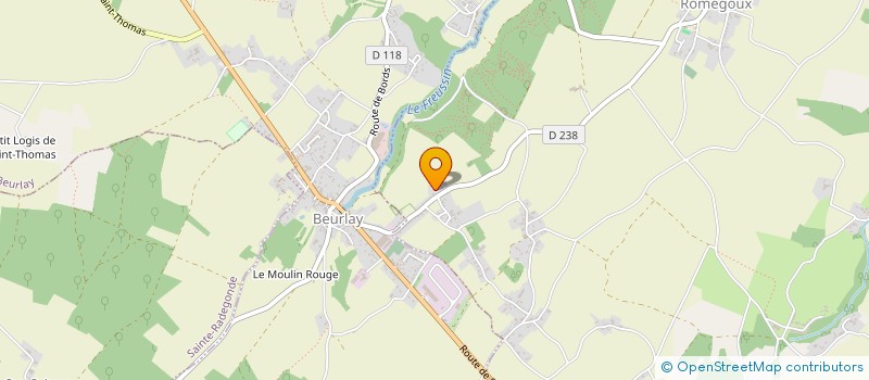 localisation de l'entreprise L'UNIVERS D'ELONA  ROMEGOUX