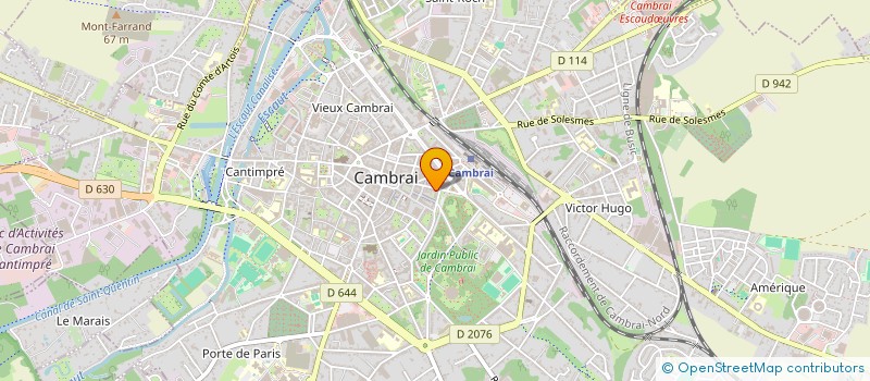 localisation de l'entreprise L'UNIVERS D'UNE LISS  CAMBRAI