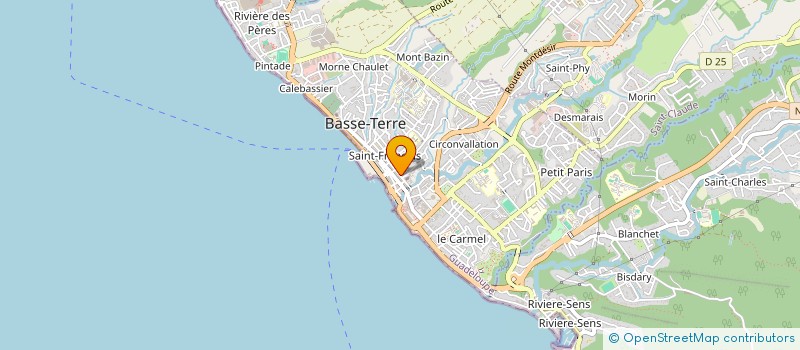 localisation de l'entreprise L'UNIVERS DE BJ à BASSE-TERRE