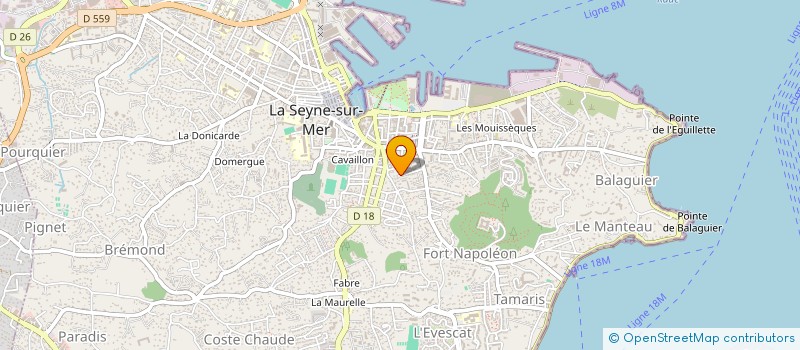 localisation de l'entreprise L'UNIVERS DE CELINE à LA SEYNE-SUR-MER