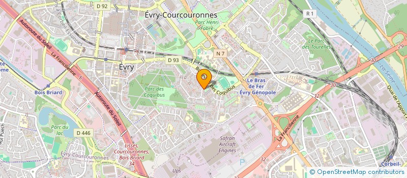 localisation de l'entreprise L'UNIVERS DE CHAIMA à EVRY-COURCOURONNES