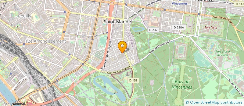 localisation de l'entreprise L UNIVERS DE L AUTOMOBILE à SAINT-MANDE