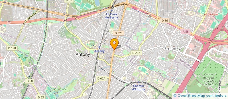 localisation de l'entreprise L'UNIVERS DE L'HABITAT à ANTONY