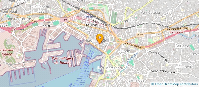 localisation de l'entreprise L'UNIVERS DE L'INFO.COM  TOULON