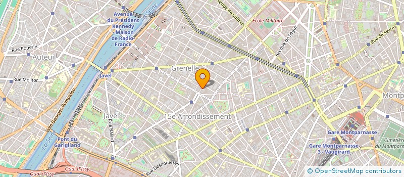 localisation de l'entreprise L'UNIVERS DE L'OSTEO-MASSAGE : LA COMPAGNIE DU BIEN-ETRE  PARIS