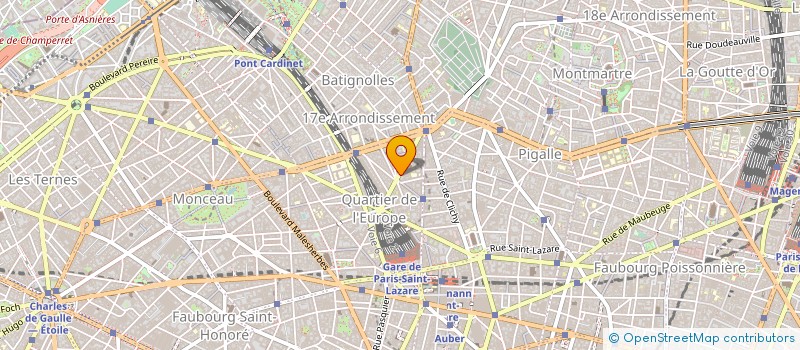 localisation de l'entreprise L'UNIVERS DE LA BEAUTE à PARIS
