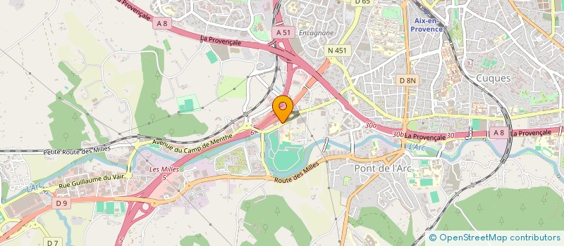 localisation de l'entreprise L'UNIVERS DE LA CAVE à AIX-EN-PROVENCE