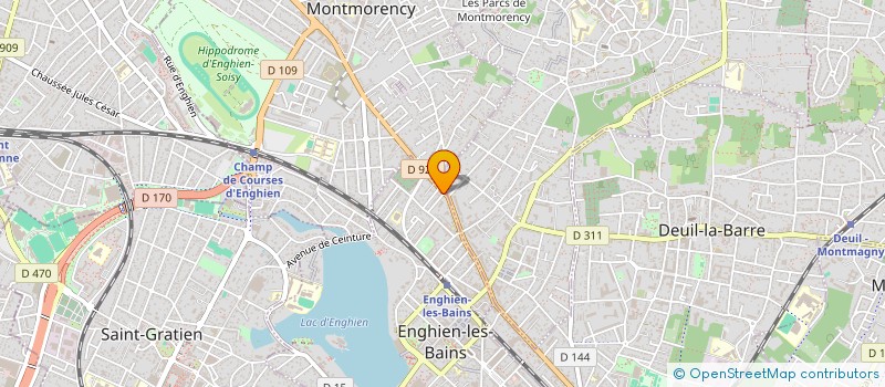 localisation de l'entreprise L'UNIVERS DE LA FERMETURE à ENGHIEN-LES-BAINS