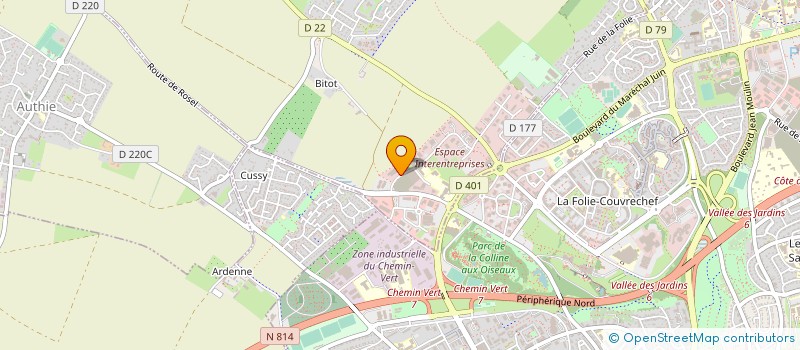 localisation de l'entreprise L'UNIVERS DE LA FORME à SAINT-CONTEST