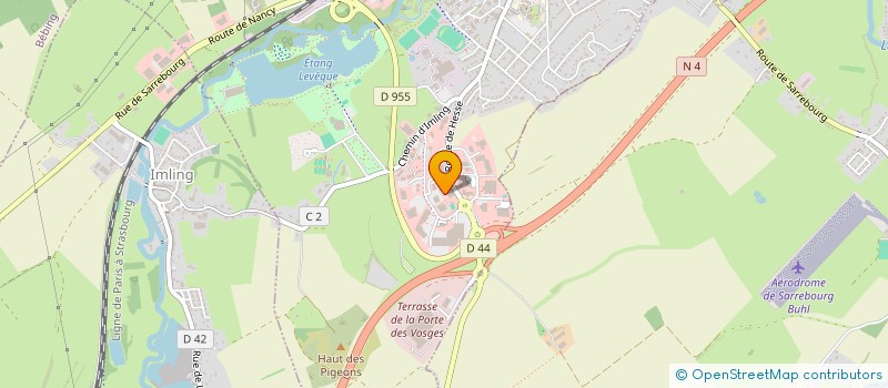 localisation de l'entreprise L'UNIVERS DE LA LINGERIE à SARREBOURG