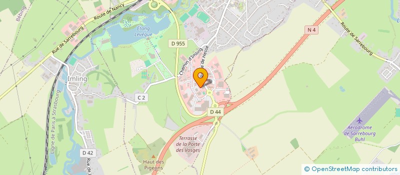 localisation de l'entreprise L'UNIVERS DE LA MODE à SARREBOURG