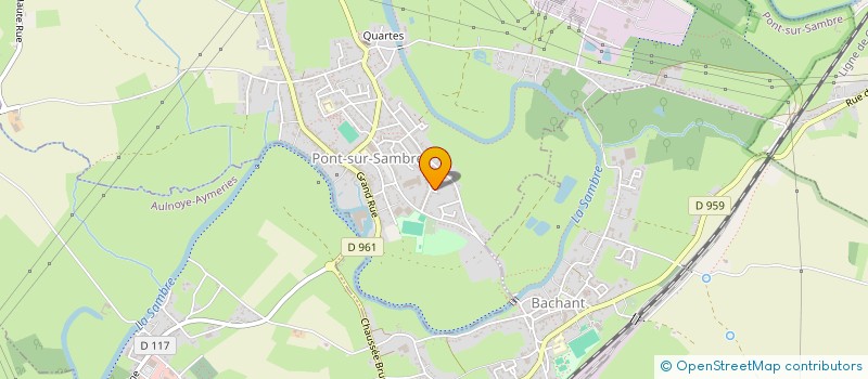 localisation de l'entreprise L'UNIVERS DE LA RENO  PONT-SUR-SAMBRE