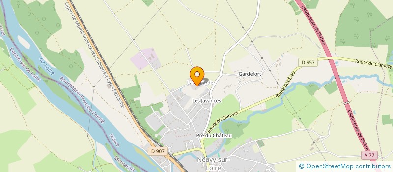 localisation de l'entreprise L'UNIVERS DE NINA à NEUVY-SUR-LOIRE