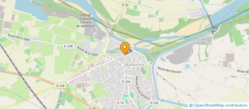 localisation de l'entreprise L'UNIVERS DE VENUS à MALLEMORT