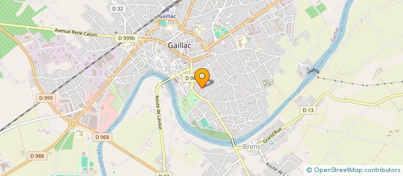 localisation de l'entreprise L'UNIVERS DES 4 PATTES DE COMPAGNIE  GAILLAC