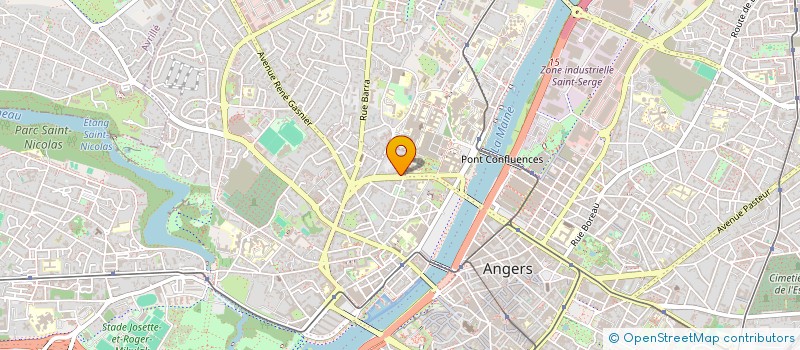 localisation de l'entreprise L'UNIVERS DES CLES à ANGERS