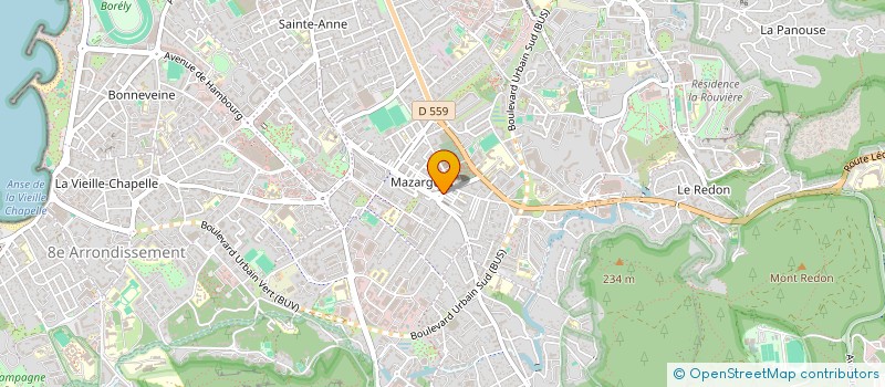 localisation de l'entreprise L'UNIVERS DES DOUCEURS à MARSEILLE