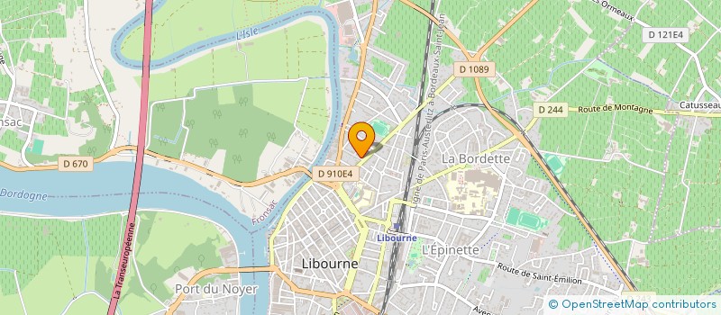 localisation de l'entreprise L'UNIVERS DES P'TITES CANAILLES  LIBOURNE