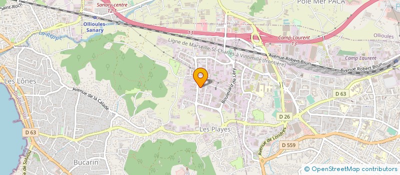 localisation de l'entreprise L'UNIVERS DES PEPITASSES à SIX-FOURS-LES-PLAGES