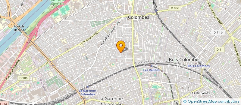 localisation de l'entreprise L'UNIVERS DES PIOU-POUIS à COLOMBES
