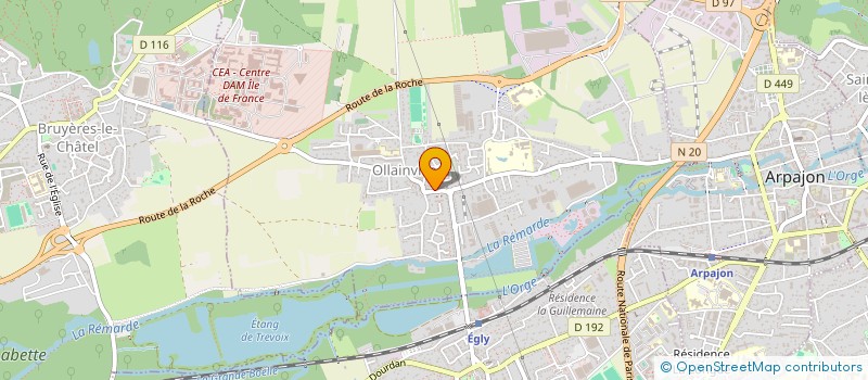 localisation de l'entreprise L'UNIVERS DES SENS OLLAINVILLE à OLLAINVILLE