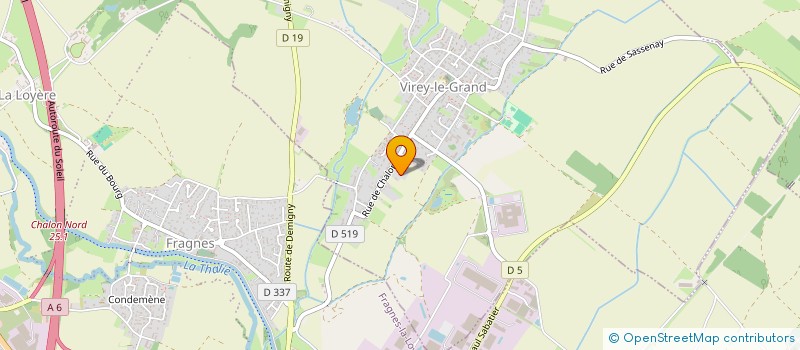 localisation de l'entreprise L'UNIVERS DES TALENTS  VIREY-LE-GRAND