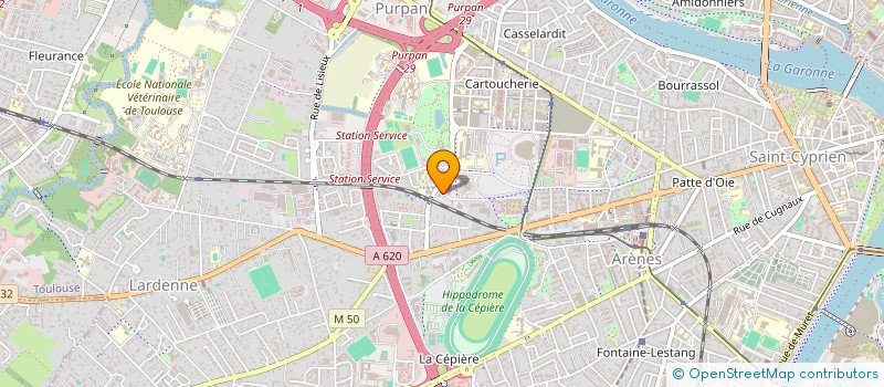 localisation de l'entreprise L'UNIVERS DIAG  TOULOUSE