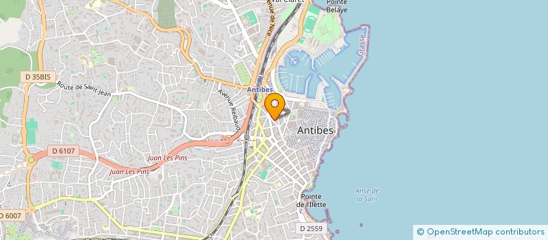 localisation de l'entreprise L'UNIVERS DU BAIN à ANTIBES