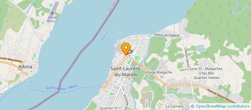 localisation de l'entreprise L UNIVERS DU BEBE à SAINT LAURENT DU MARONI