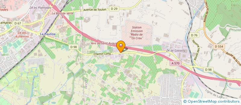 localisation de l'entreprise L'UNIVERS DU CHINEUR  LA CRAU