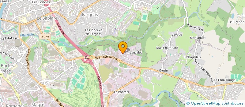 localisation de l'entreprise L'UNIVERS DU FEU à FEYTIAT
