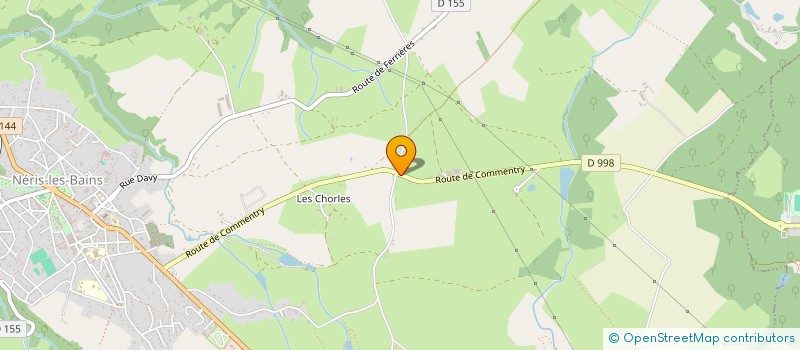 localisation de l'entreprise L'UNIVERS DU GATEAU  NERIS-LES-BAINS