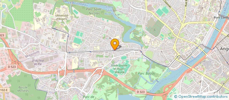 localisation de l'entreprise L'UNIVERS DU MAROC à ANGERS