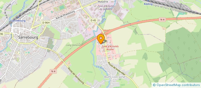 localisation de l'entreprise L UNIVERS DU MEUBLE à BUHL-LORRAINE
