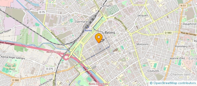 localisation de l'entreprise L'UNIVERS DU MOBILE à REIMS