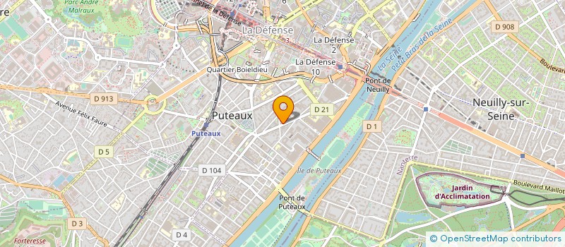 localisation de l'entreprise L'UNIVERS DU NET à PUTEAUX