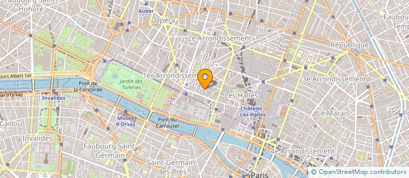 localisation de l'entreprise L UNIVERS HIERAIX COUTURE à PARIS