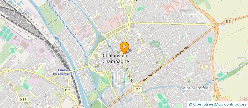 localisation de l'entreprise L UNIVERS INFORMATIQUE à CHALONS-EN-CHAMPAGNE