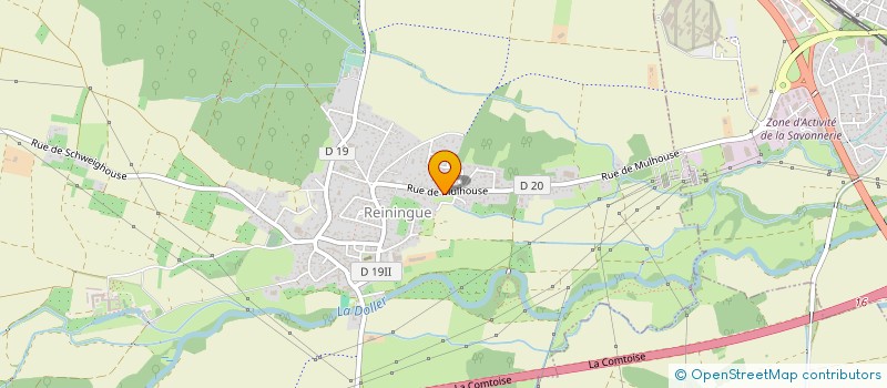 localisation de l'entreprise L'UNIVERS LOULIES  REININGUE