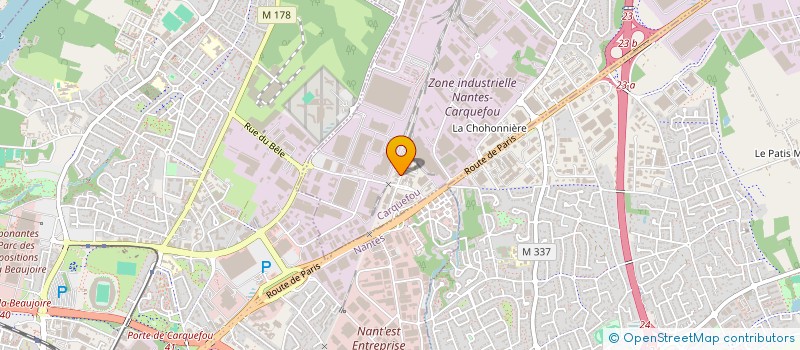 localisation de l'entreprise L'UNIVERS MAGIQUE à CARQUEFOU