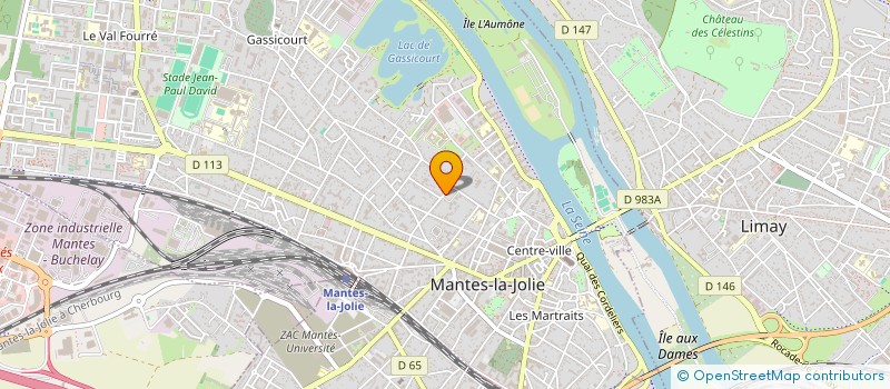 localisation de l'entreprise L UNIVERS RESTE A PEINDRE à MANTES-LA-JOLIE