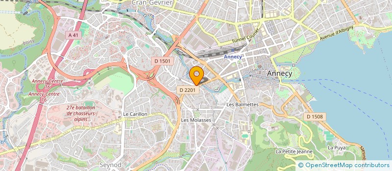 localisation de l'entreprise L'UNIVERT à ANNECY
