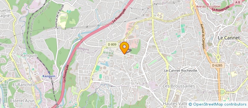 localisation de l'entreprise L'UPPERCUT à LE CANNET