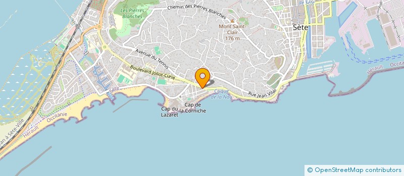 localisation de l'entreprise L'URANOSCOPE  SETE