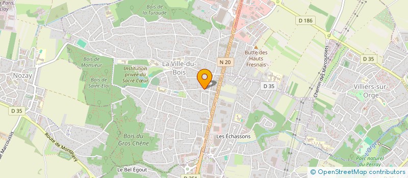 localisation de l'entreprise L'URBISYLVAINE à LA VILLE-DU-BOIS