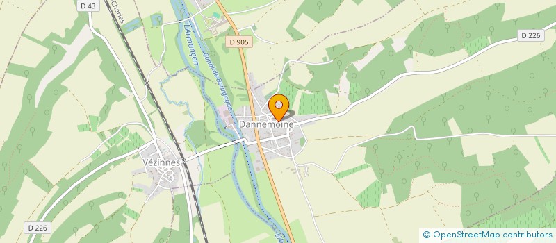 localisation de l'entreprise L'URSULINE  DANNEMOINE